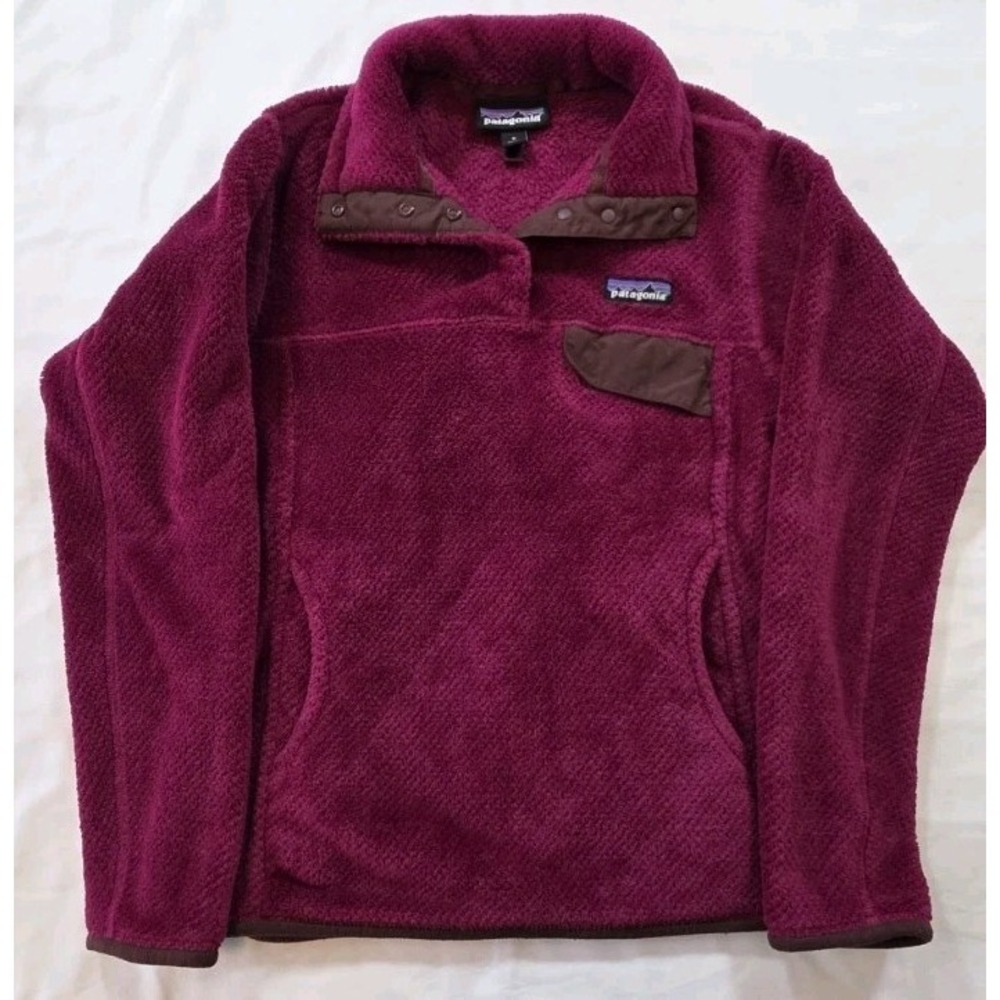 Patagonia Women's Snap-T Fleece Re-Tool Pullover Size Small Magenta